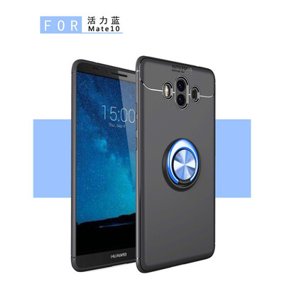 

Fivice Huawei Mate 10 case TPU metal ring shell magnetic bracket soft shell