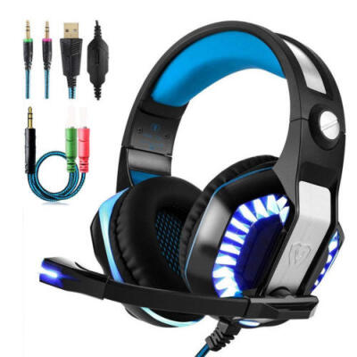 

USB 35mm Surround Stereo Gaming Headset Headband Headphone with Mic For PC PS4