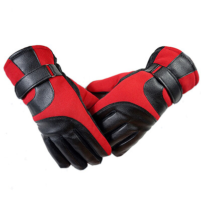 

Good hao haolebao red sports non-slip thickening warm riding touch screen gloves bike spring&winter winter outdoor men&women wear gloves mountain bike accessories