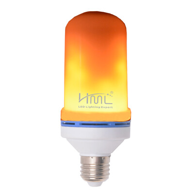 

HML 5W LED 3D Flame Light Bulb Emulation Flaming 2 mode Decorative Lamp-E2790-240V