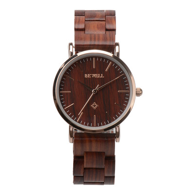 

BEWELL ZS-W163A Quartz ManWomen Optional Ultra Thin Wood Luxury Watch Brand Fashion Gift for Father Friend Dress Style Good Quali
