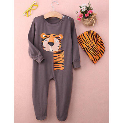 

Cotton Kids Baby Boy Girls Infant newborn clothes Romper Jumpsuit Bodysuit 0-3T