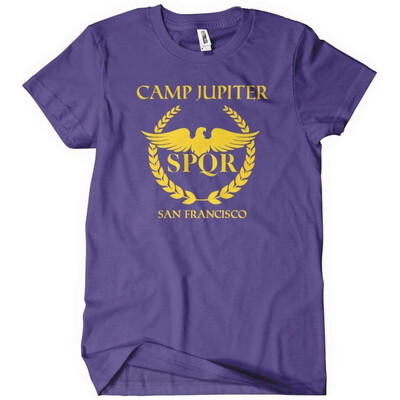 

Camp Jupiter Mens T-Shirt Tee Percy Half-Blood Jackson Olympus SPQR Gods
