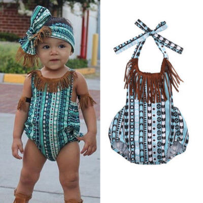 

Newborn Infant Baby Girls 3pcs Clothes Rompers Bodysuit Floral Skirt Outfits Set