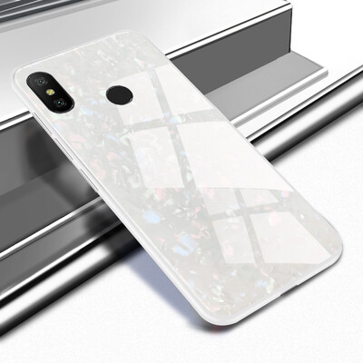 

Goowiiz Phone Case For Xiaomi RedMi 66A6 ProS2 Luxury Soft Edge Silicone Frame Glass Shell Cover