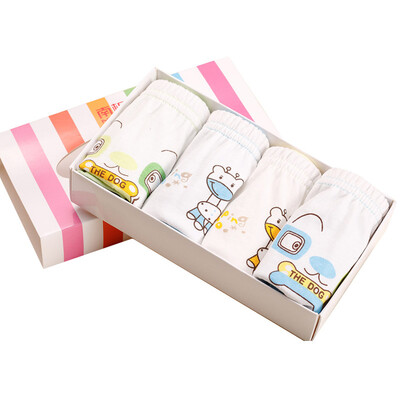 

Antarctic Nanjiren children&39s underwear boys&girls triangle angle 4 boxed baby underwear boy triangle 130
