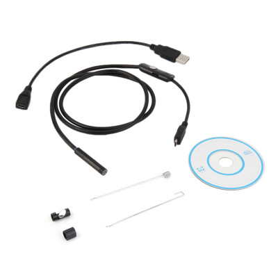 

6 LED Waterproof 1M 7mm Phone Endoscope Inspection Camera For Android PC