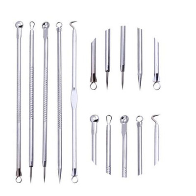 

MyMei 5 Pieces Blackhead Extractor Acne Remover Needle Point Black Remove Blackheads