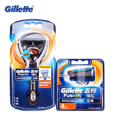 

Подлинная Flexball джилетт слитый Proglide Бритья Лезвий Бритвы Для Мужчин Бренды Бритвы 1 Держатель 5 Лезвия