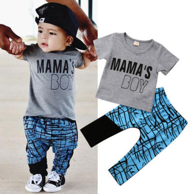 

Newborn Kids Baby Boys Tops T-shirtHarem Pants Outfit Clothes Sunsuit 1-5T