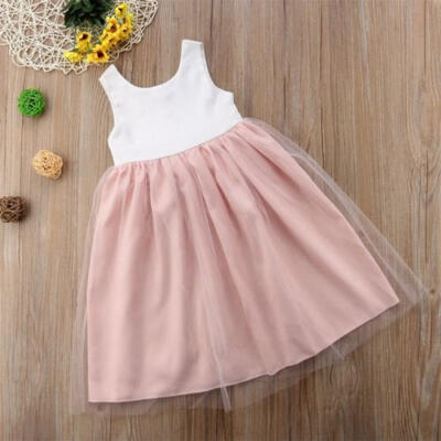 

Flower Girl Dress Baby Lace Tulle Pageant Party Bridesmaid Dress Outfits Clothes