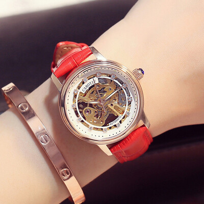 

Fashion Trend Mechanical Watch Waterproof Women Watch Automatic Hollow Watch