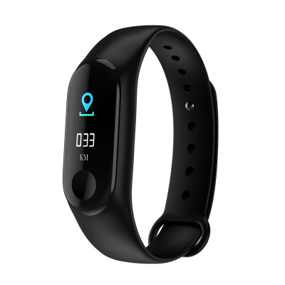 

Smart Bracelet M3 Plus Sport Bracelet 096 TFT Touch Screen BT 40 Fitness Tracker Heart RateBlood Pressure Monitoring Pedometer