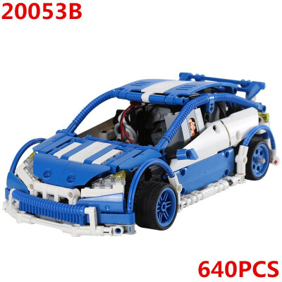 

Lepin 20053 Hatchback Type RC Car MOC-6604 Building Block Children Remote Control Car Educational Brick Technic Series