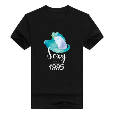 

23rd Birthday Gift Unicorn Tshirt Sexy Since 1995 Tee