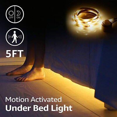 

2Meters IP20 2835 LED Motion Sensor Cupboard Wardrobe Bed lamp Under Cabinet Night light Flexible LED Strip