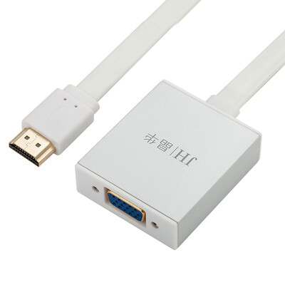 

Jinghua (JH) 3072 адаптер адаптера адаптера высокой четкости HDMI-VGA для компьютера с электрическим просо-коробочным прожектором и другой версией серебра конверта серебра