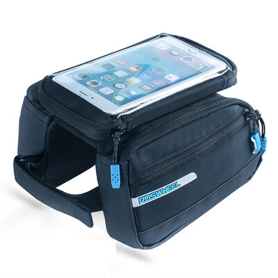 

ROSWHEEL Bicycle Frame Pannier Cell Phone Bag/ Bicycle Triangle Frame Bag