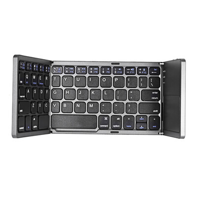 

B033 Bluetooth Keyboard Three Layers Folding Touchpad