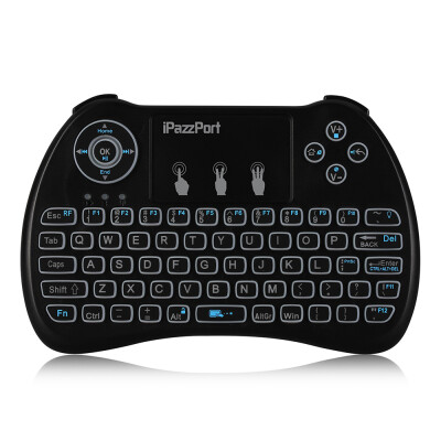 

iPazzport KP-810-21Q Wireless Mini Keyboard 24GHZ Backlit with TouchPad for PC