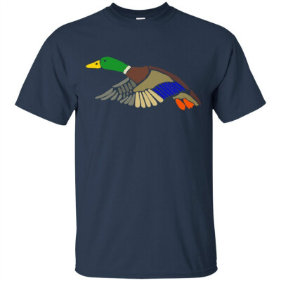 

Artistic Mallard Duck in Flight HuntingTee Best Gifts Tee T-Shirt for Men