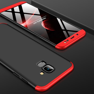 

Goowiiz Phone Case For Samsung Galaxy J4 PlusJ6 PlusJ4 PrimeJ6 Prime Fashion Color collision 360 Degree Coverage PC Protection