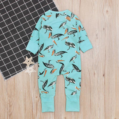 

Newborn Baby Boy Girl Long Sleeve Cotton Romper Bodysuit Jumpsuit Outfit