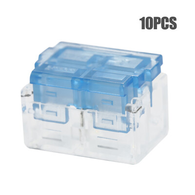 

10pcs T-type Main Branch Wire Connector Box Set Free Break Line Quick Terminal Block Splitter Cable Connectors Kit