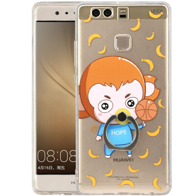 

Freeson finger ring phone shell / Huawei P9 mobile phone case / protective shell for Huawei P9 Shen Monkey Sakura