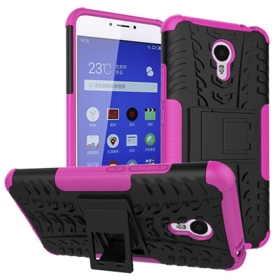 

MOONCASE Meilan Note 3 Дело Встроенная Броня Kickstand Hybrid Case Съемное 2 в 1 Противоударно Жесткий Прочный крышка чехол двухслойный для Meizu Meilan Note 3