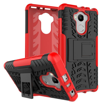 

Fivice Redmi 4 Case TPU anti-fall tire pattern back clip bracket phone case