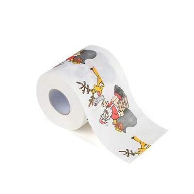 

Christmas Printing Paper Toilet Tissues Novelty Roll Paper for Christmas Decoration