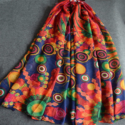 

New Fashion Summer Beach Scarves Print Desigues Women Scarf Cute Cappa Sun Block Voile Shawl Shirts