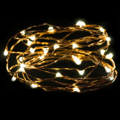 

AY - hq217 2M 20 LED Copper Wire Light for Christmas Tree Decoration