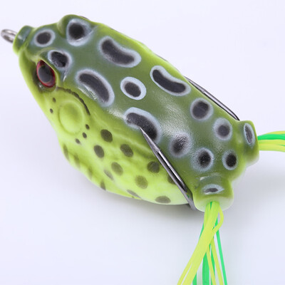 

2PC soft tube bait japan plastic fishing lures frog lure treble hooks Topwater ray frog 65CM 14g artificial soft bait
