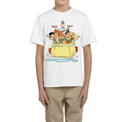 

GinaR Youth The Flintstones Classic Preppy Tees