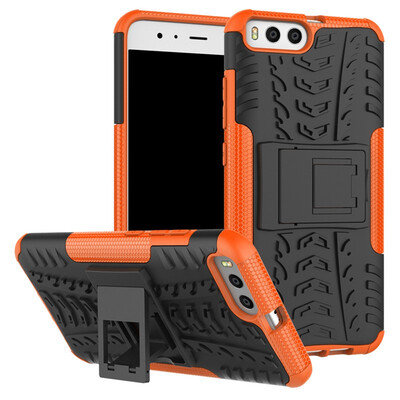 

Fivice Redmi 66A Case TPU anti-fall tire pattern back clip bracket phone case