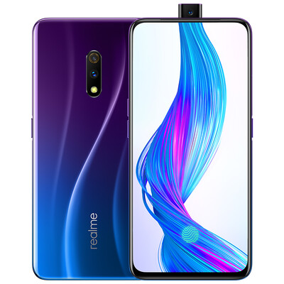 

Chinese version Realme X 48 million double camera lift camera screen fingerprint game mobile phone 4GB64GB punk blue full Netcom