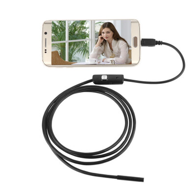 

7mm 1.5m Lens Waterproof 6 LED 720P Inspection Borescope Camera Android Endoscope