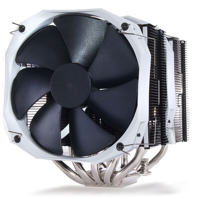 

PHANTEKS TC14PE black 8 mm x 5 copper heat pipe CPU heat sink Intel AM4 full platform welding process with 2 14cm temperature control fan