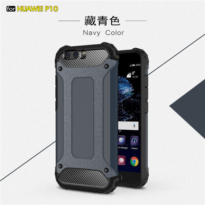 

Fivice Huawei P10 case Luxury Silicone Diamond Armor PC Hard Shell Phone Case