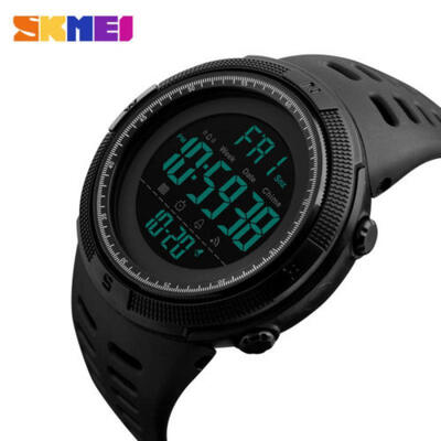 

SKMEI Herren Damen Digital Sportuhr Kompass Datum Alarm Wasserdichte Armbanduhr