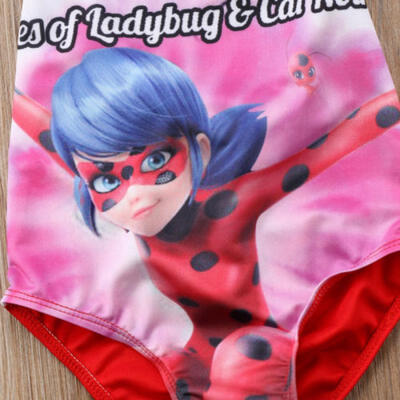 

Miraculous Ladybug Girls Swimming Costume Bikini Bathing Swimsuit Swimwear 2-8Y