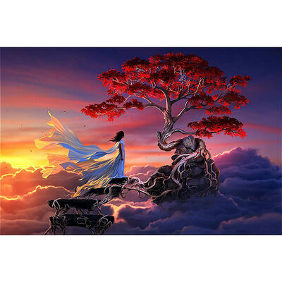 

UpperX DIY Diamond Painting Cross Stitch Diamond Mosaic Diamond Embroidery people&tree Diamond Painting Kits