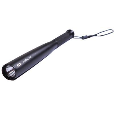

Installation of outdoor lighting flashlight LED light flashlight baseball flashlight metal self-defense torch 4954 black