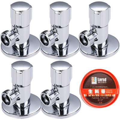 

Larsd LD107 angle valve five filled with copper thick hot and cold water triangle valve eight character valve water valve