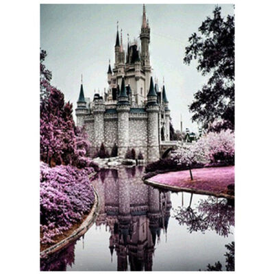 

UpperX DIY 5D Castle Building Resin Diamond Painting Cross Stitch Mosaic Embroidery Craft Home Decor