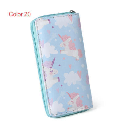 

Women Unicorn Wallet Clutch Long Leather Purse Card Holder Phone Zipper Handbags