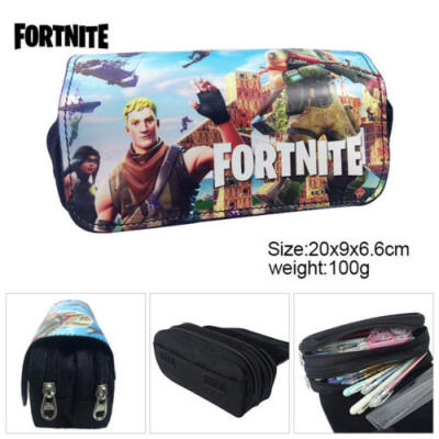 

Fortnite Personalised Pencil Case Battle Royale Game Kids School Bag Canvas Hot