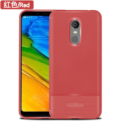 

Fivice XIAOMI Redmi 5 plus case Luxury silicone anti-fall lychee phone case